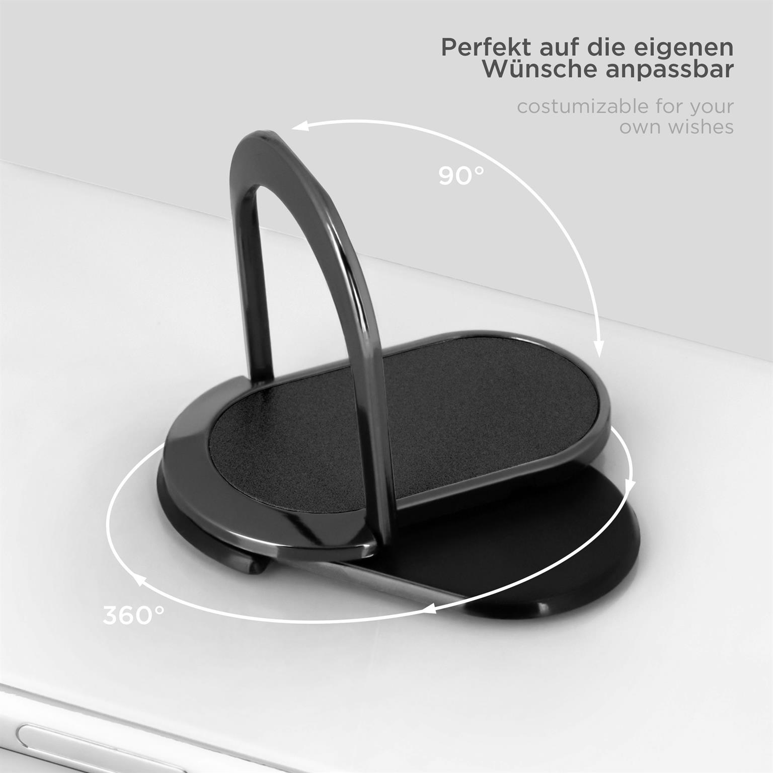 ONEFLOW Handy-Griff Ringhalter 360° drehbar mit Standfunktion – Flip Loop – Weiteres Produktbild 2