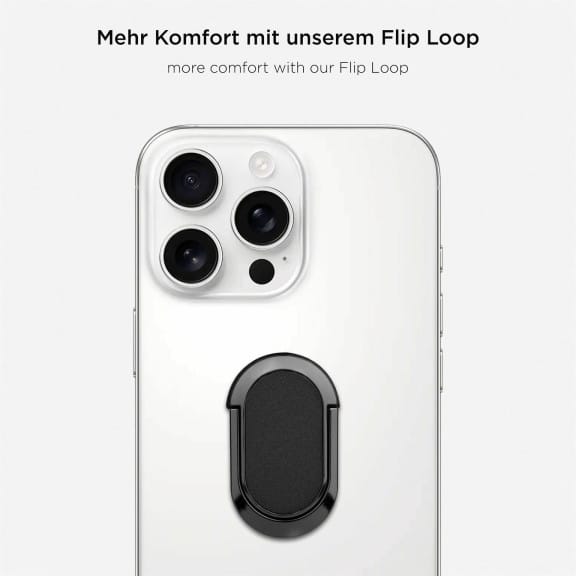 ONEFLOW Handy-Griff Ringhalter 360° drehbar mit Standfunktion – Flip Loop – Weiteres Produktbild 2 ONEFLOW Handy-Griff Ringhalter 360° drehbar mit Standfunktion – Flip Loop – Weiteres Produktbild 2