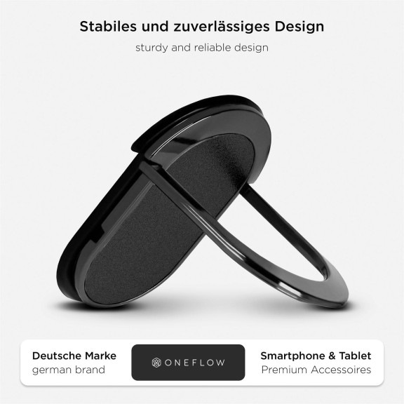 ONEFLOW Handy-Griff Ringhalter 360° drehbar mit Standfunktion – Flip Loop – Weiteres Produktbild 3 ONEFLOW Handy-Griff Ringhalter 360° drehbar mit Standfunktion – Flip Loop – Weiteres Produktbild 3