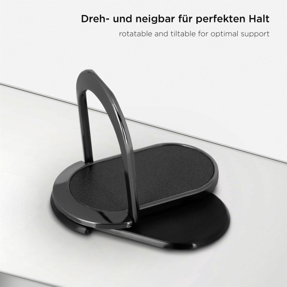 ONEFLOW Handy-Griff Ringhalter 360° drehbar mit Standfunktion – Flip Loop – Weiteres Produktbild 4