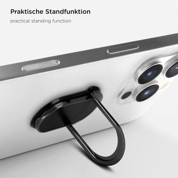 ONEFLOW Handy-Griff Ringhalter 360° drehbar mit Standfunktion – Flip Loop – Weiteres Produktbild 6