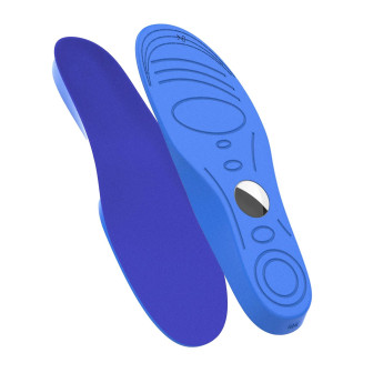 moex AirTag Schuhsohle, Einlegesohlen für AirTag, AirTag Versteck im Schuh (175mm-190mm) – Footsy – Blau