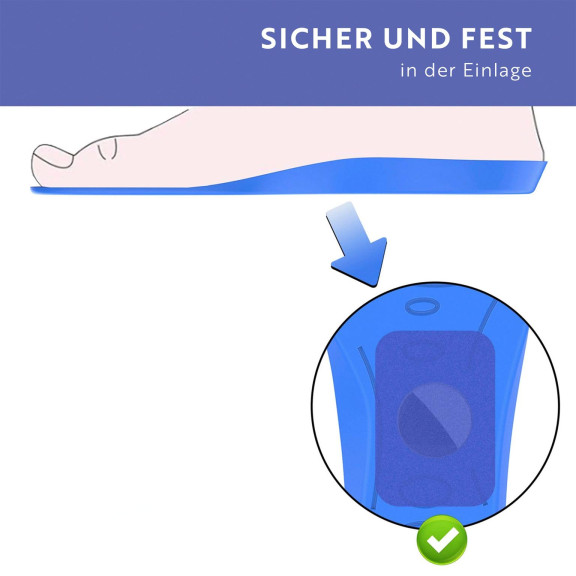 moex AirTag Schuhsohle, Einlegesohlen für AirTag, AirTag Versteck im Schuh (175mm-190mm) – Footsy – Weiteres Produktbild 4