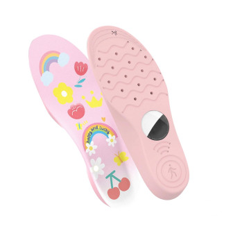 moex AirTag Schuhsohle, Einlegesohlen für AirTag, AirTag Versteck im Schuh (175mm-190mm) – Footsy – Pink