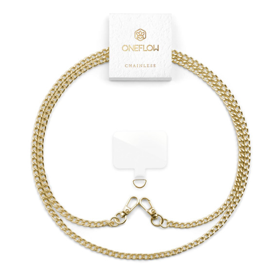 ONEFLOW Universal Handykette Edelstahl abnehmbar – CHAINLESS Link Chain – Weiteres Produktbild 1