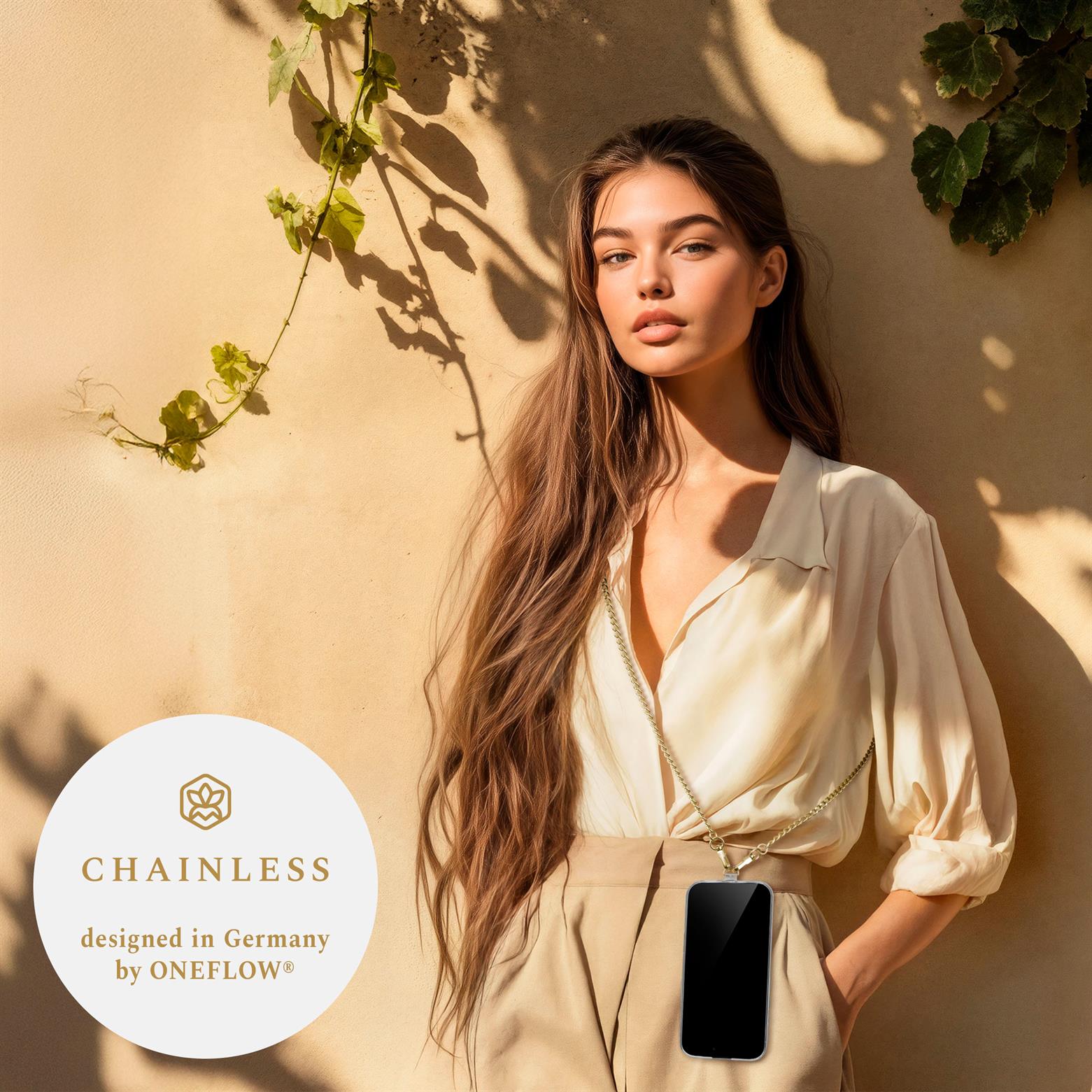 ONEFLOW Universal Handykette Edelstahl abnehmbar – CHAINLESS Link Chain – Weiteres Produktbild 3 ONEFLOW Universal Handykette Edelstahl abnehmbar – CHAINLESS Link Chain – Weiteres Produktbild 3
