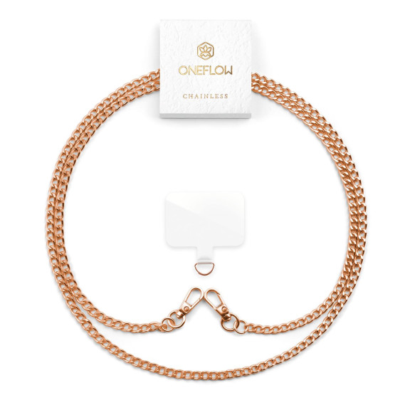 ONEFLOW Universal Handykette Edelstahl abnehmbar – CHAINLESS Link Chain – Weiteres Produktbild 1