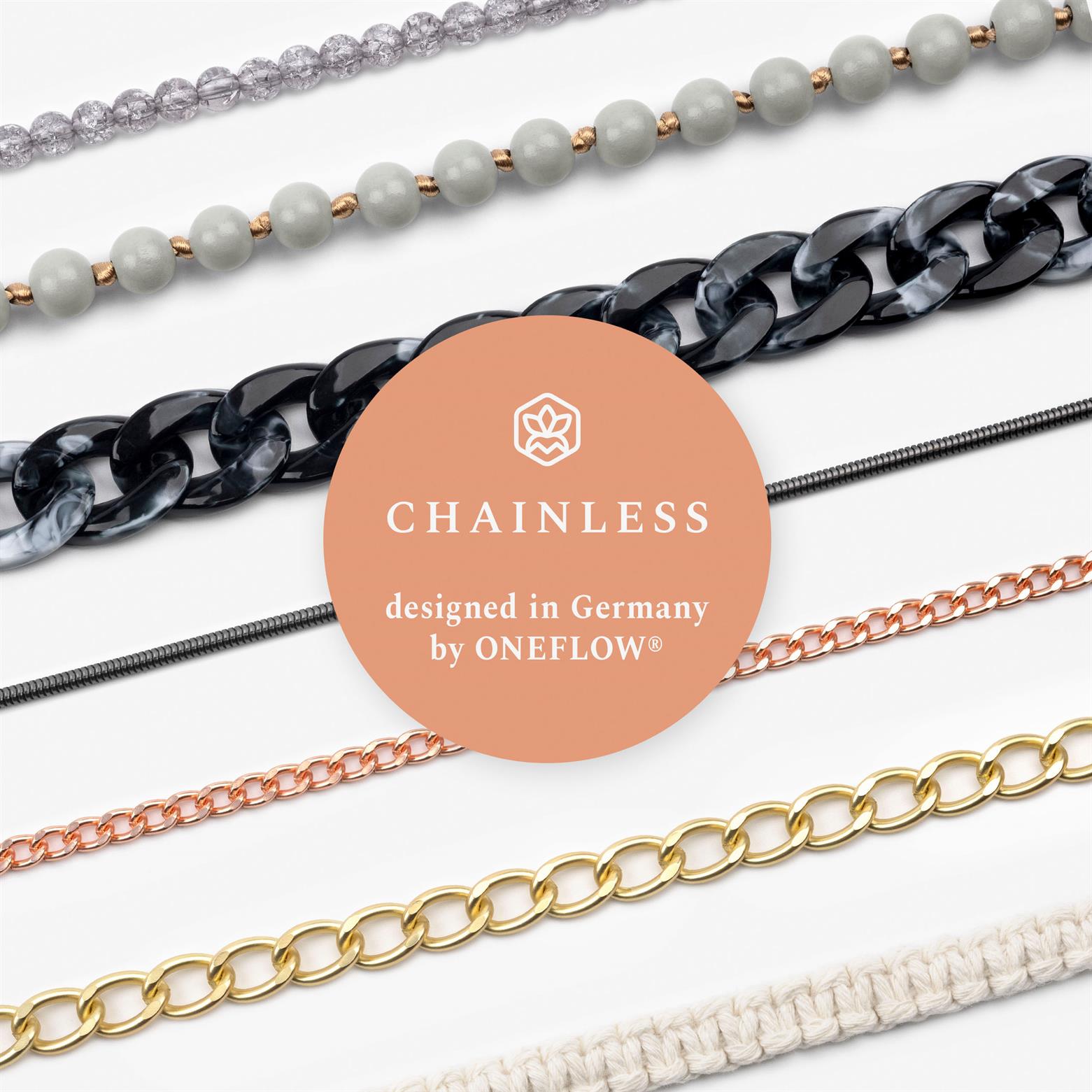 ONEFLOW Universal Handykette Edelstahl abnehmbar – CHAINLESS Link Chain – Weiteres Produktbild 6