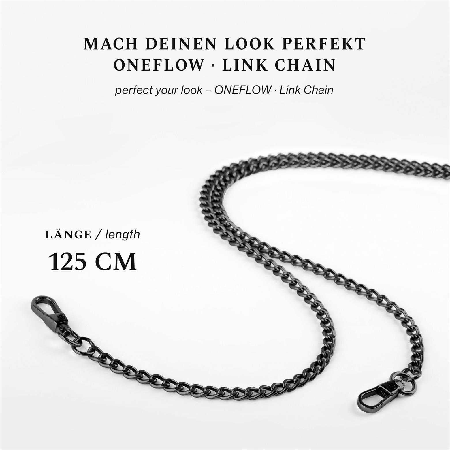 ONEFLOW Universal Handykette Edelstahl abnehmbar – CHAINLESS Link Chain – Weiteres Produktbild 1