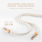 ONEFLOW Universal Handykette Boho Holz Perlen – CHAINLESS Makramee Braid – Produktbild 2