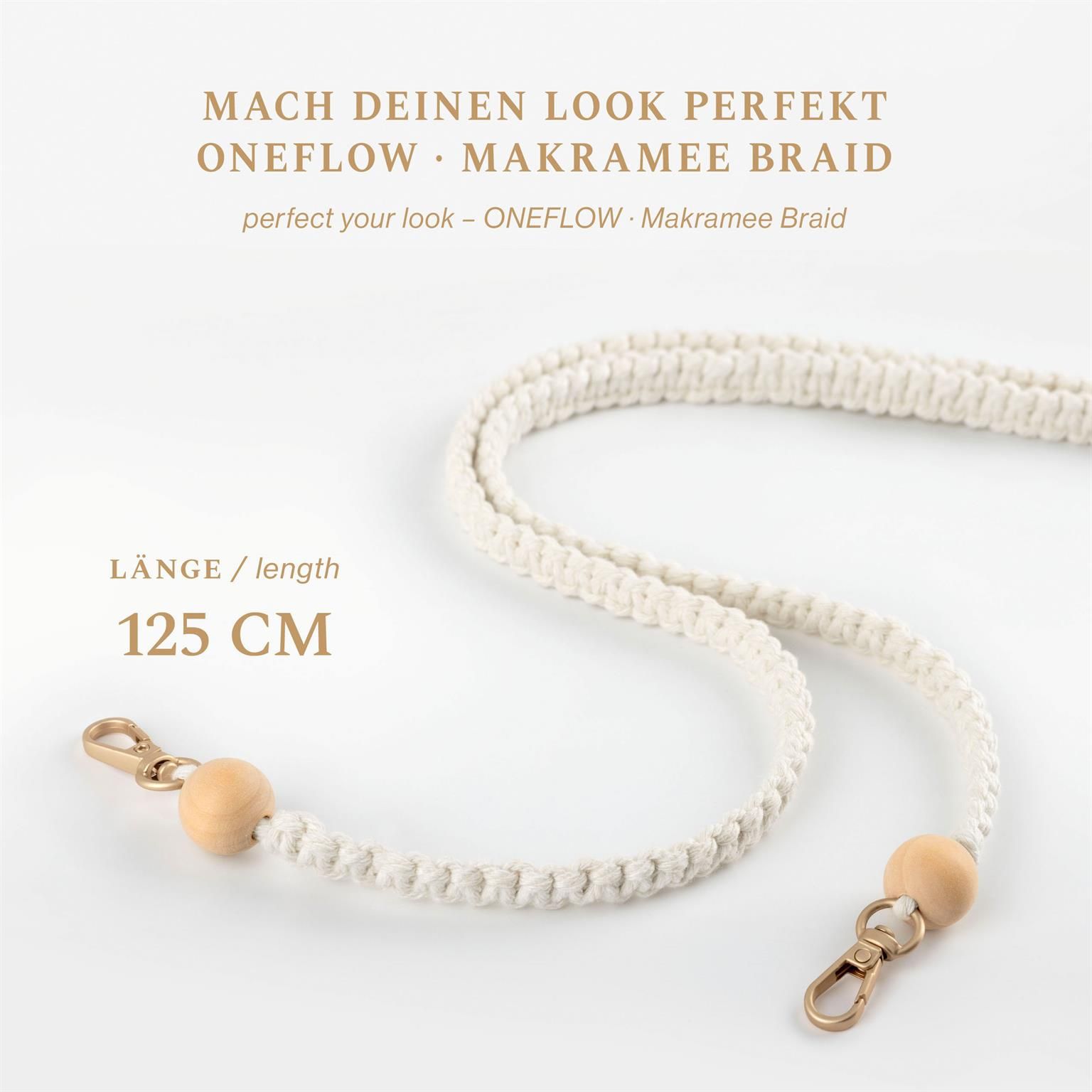 ONEFLOW Universal Handykette Boho Holz Perlen – CHAINLESS Makramee Braid – Weiteres Produktbild 2 ONEFLOW Universal Handykette Boho Holz Perlen – CHAINLESS Makramee Braid – Weiteres Produktbild 2