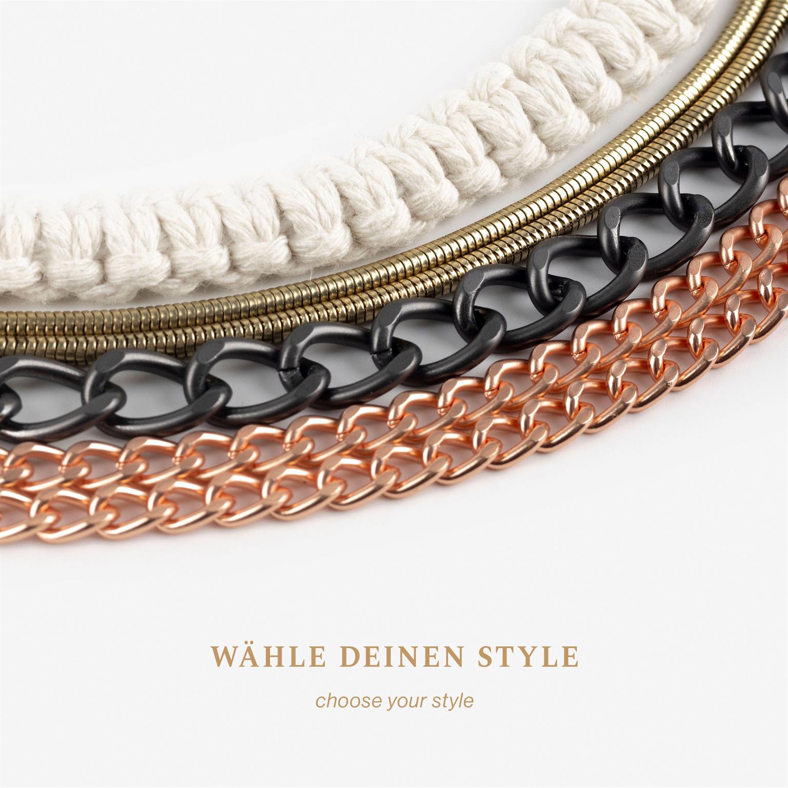 ONEFLOW Universal Handykette Boho Holz Perlen – CHAINLESS Makramee Braid – Weiteres Produktbild 5
