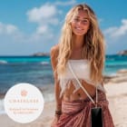 ONEFLOW Universal Handykette Boho Holz Perlen – CHAINLESS Makramee Braid – Produktbild 3