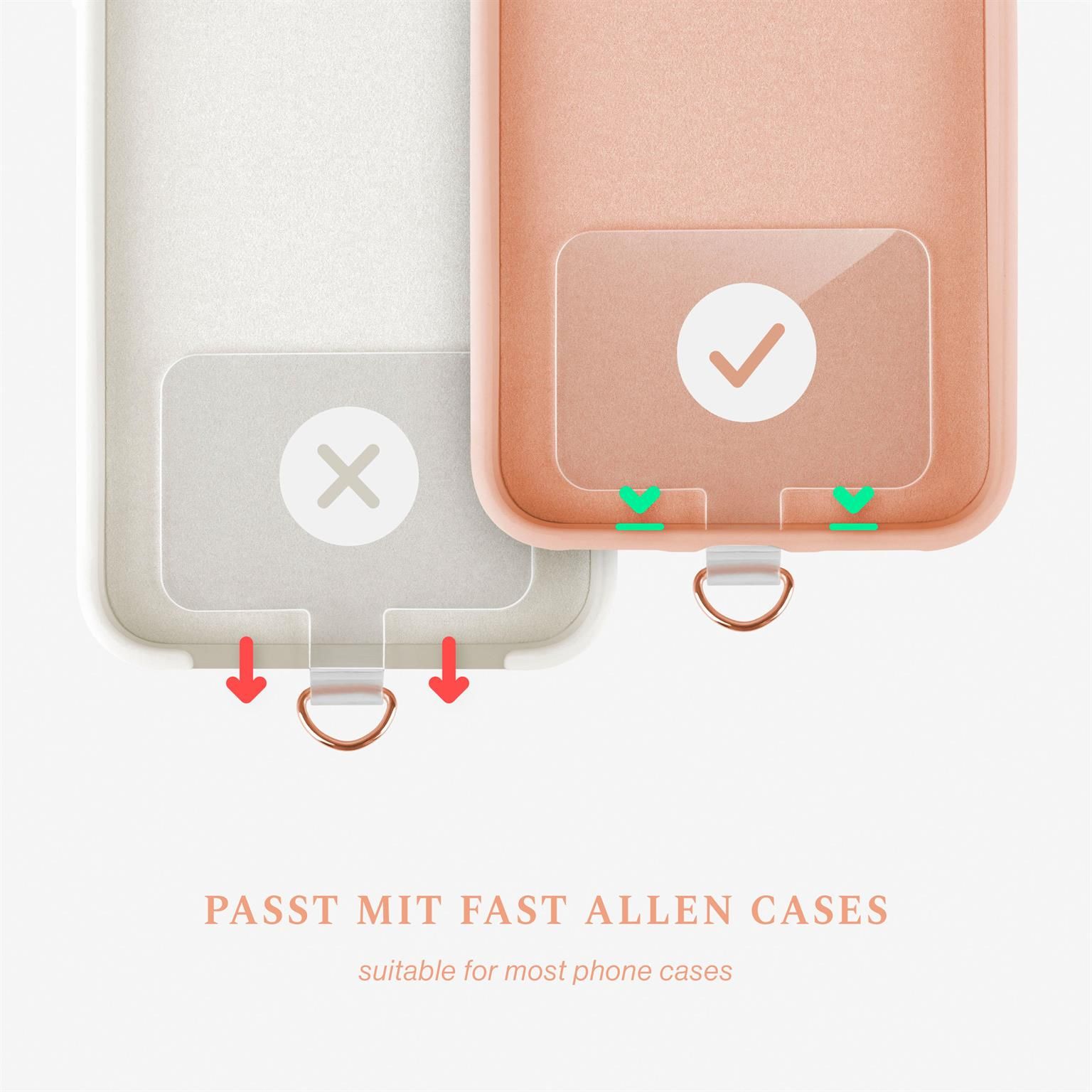 ONEFLOW Universal Handykette Boho Holz Perlen – CHAINLESS Makramee Braid – Weiteres Produktbild 4 ONEFLOW Universal Handykette Boho Holz Perlen – CHAINLESS Makramee Braid – Weiteres Produktbild 4