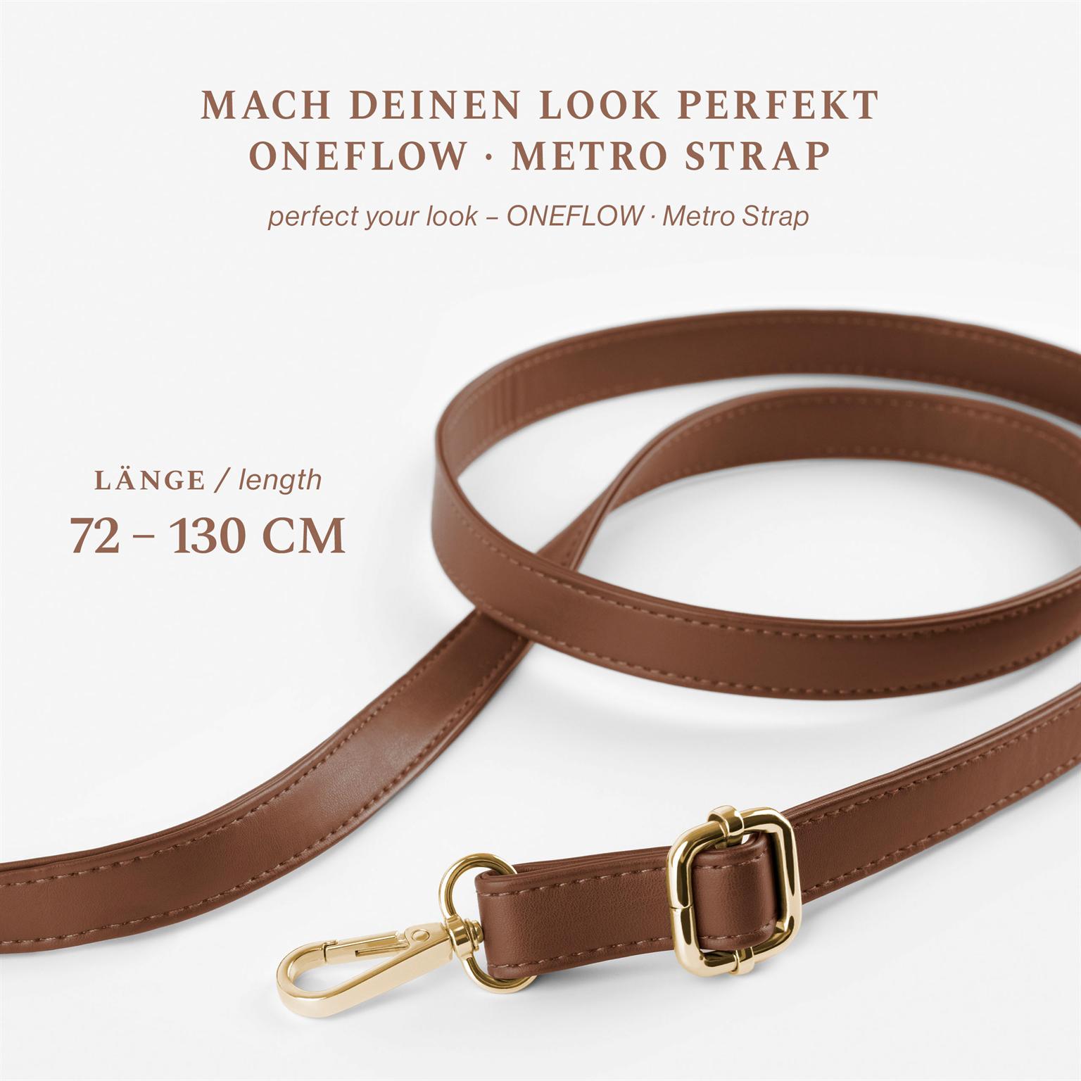 ONEFLOW Universal Handykette Leder Optik abnehmbar – CHAINLESS Metro Strap – Weiteres Produktbild 1