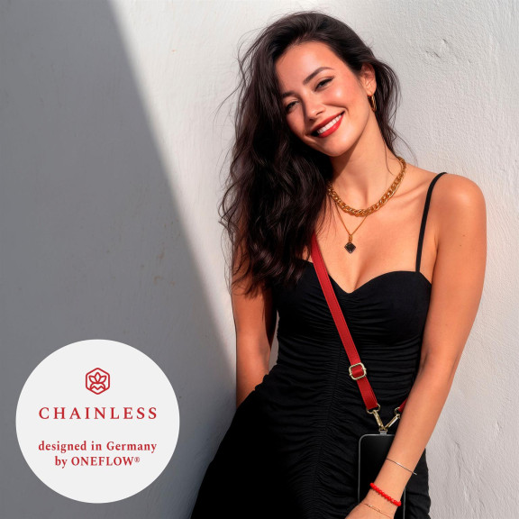 ONEFLOW Universal Handykette Leder Optik abnehmbar – CHAINLESS Metro Strap – Weiteres Produktbild 3