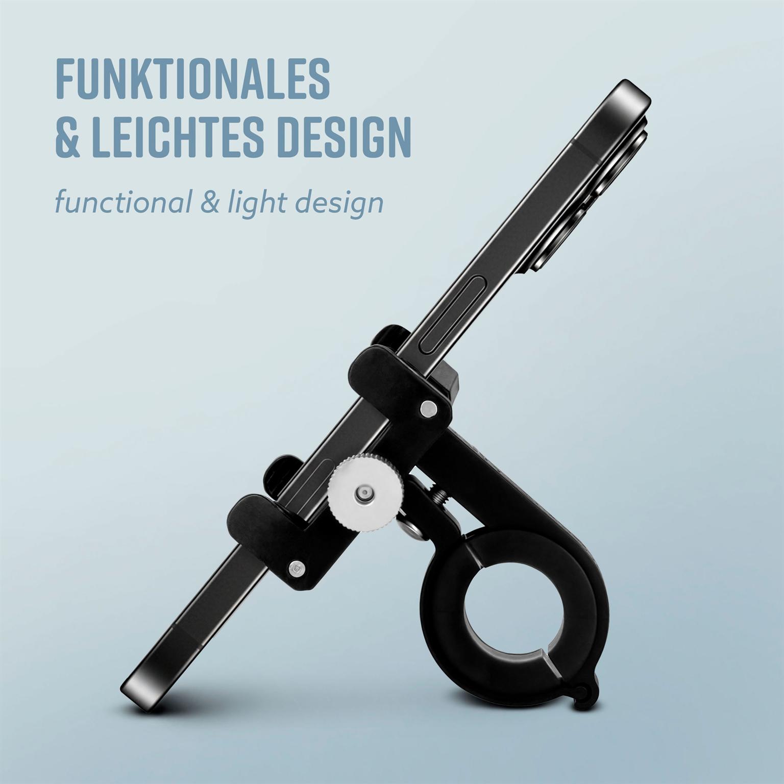Fahrrad-Handyhalterung Lenker  fr Rennrad uvm  NanoLock  Onyx Schwarz