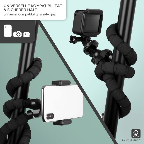 ONEFLOW Tripod Handy Stativ mit flexiblen Beinen bis 1,6 kg – Octopod – Weiteres Produktbild 5 ONEFLOW Tripod Handy Stativ mit flexiblen Beinen bis 1,6 kg – Octopod – Weiteres Produktbild 5