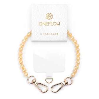 ONEFLOW Universal Handyanhänger mit Perlen – Chainless Paradise Pearls – Golden Sands ONEFLOW Universal Handyanhänger mit Perlen – Chainless Paradise Pearls – Golden Sands