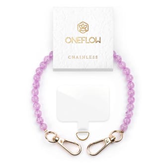 ONEFLOW Universal Handyanhänger mit Perlen – Chainless Paradise Pearls – Purple Haze ONEFLOW Universal Handyanhänger mit Perlen – Chainless Paradise Pearls – Purple Haze