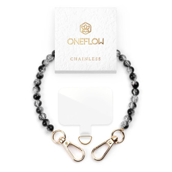 ONEFLOW Universal Handyanhänger mit Perlen – Chainless Paradise Pearls – Midnight Wave