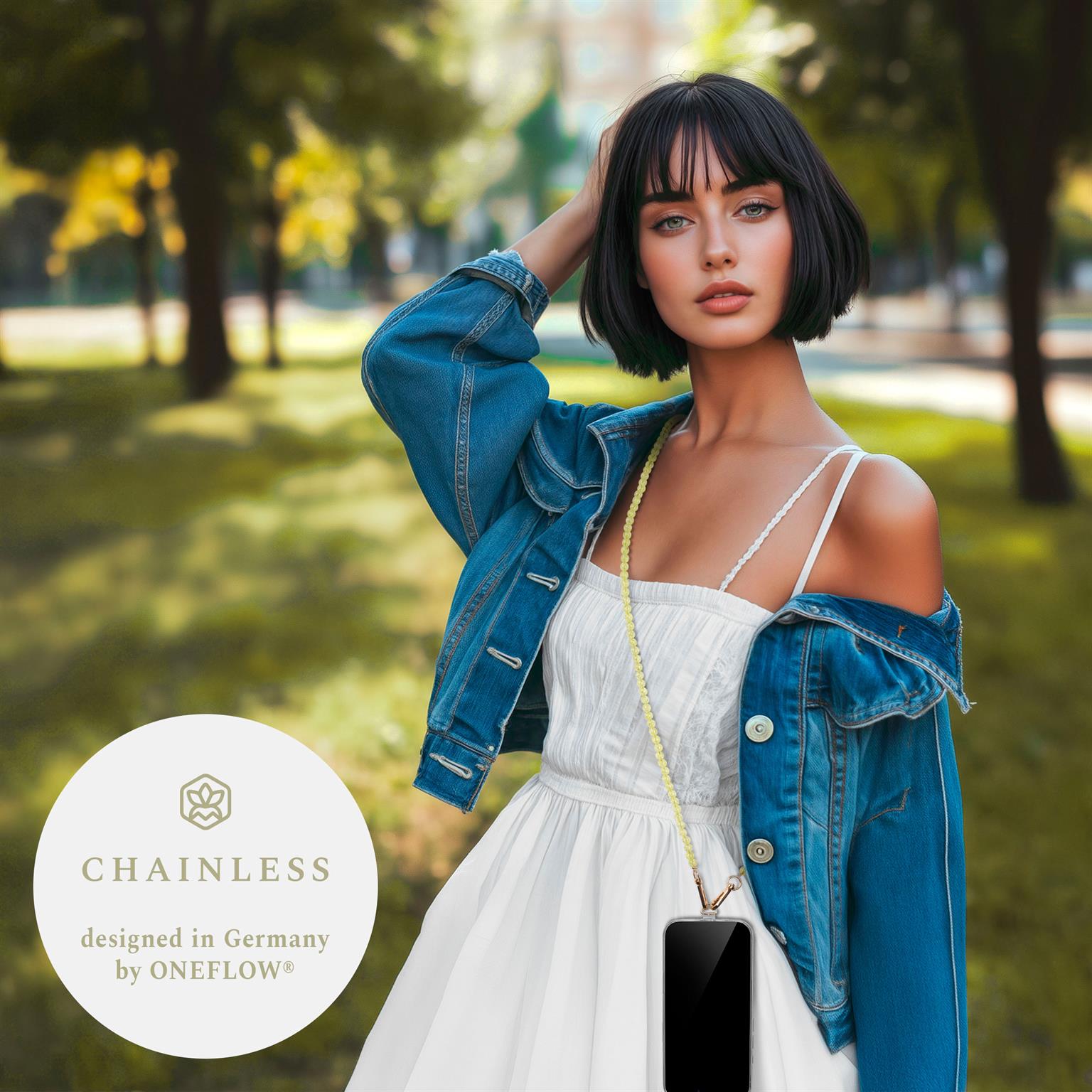 ONEFLOW Universal Handykette Perlen abnehmbar – Chainless Paradise Pearls – Weiteres Produktbild 2