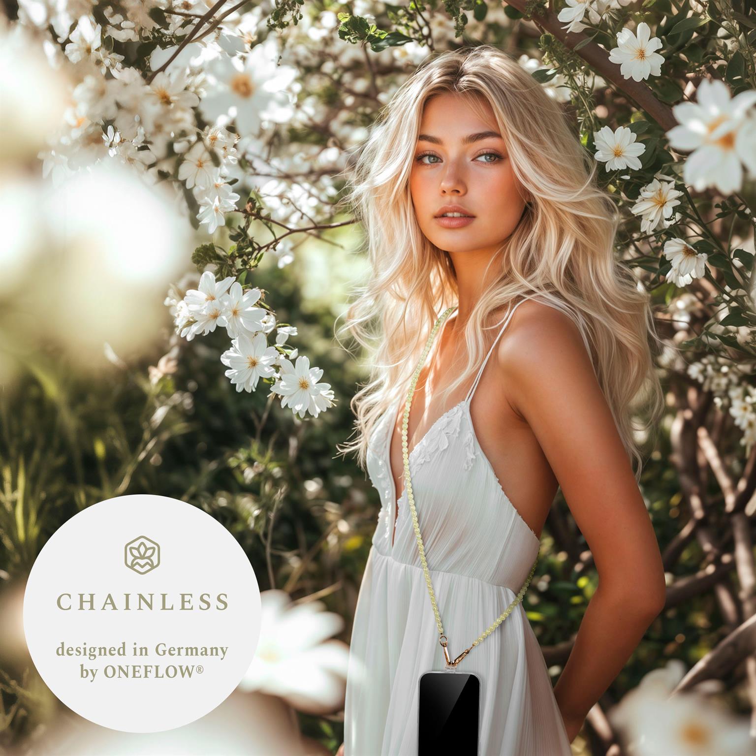 ONEFLOW Universal Handykette Perlen abnehmbar – Chainless Paradise Pearls – Weiteres Produktbild 2