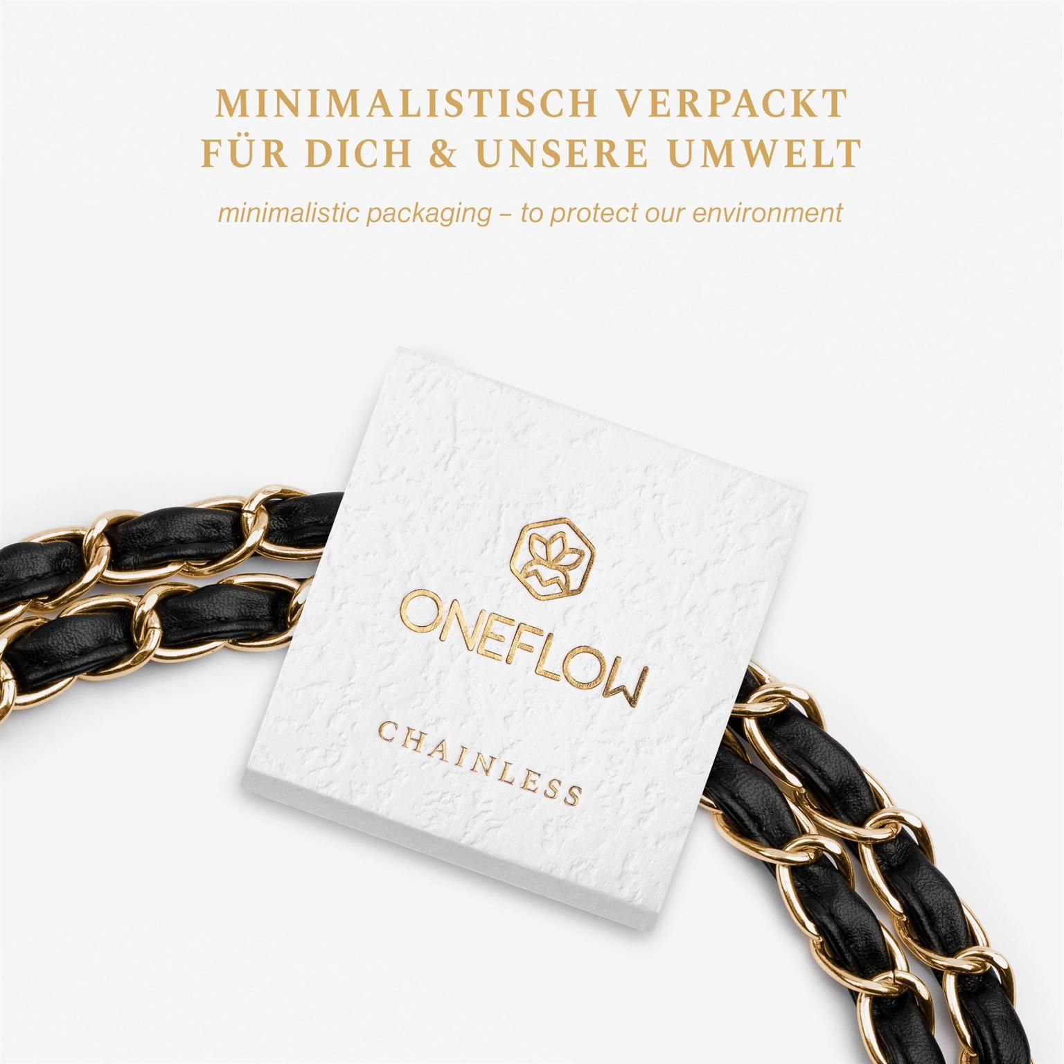 ONEFLOW Universal Handykette Edelstahl Leder Optik – CHAINLESS Parisian Chain – Weiteres Produktbild 5 ONEFLOW Universal Handykette Edelstahl Leder Optik – CHAINLESS Parisian Chain – Weiteres Produktbild 5