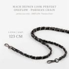 ONEFLOW Universal Handykette Edelstahl Leder Optik – CHAINLESS Parisian Chain – Produktbild 2