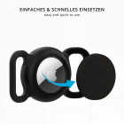 moex AirTag Halter für Hundehalsband, Apple AirTag Hund, Silikonhülle fürs Hundehalsband, ohne Band – PetTag – Produktbild 2