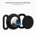 moex AirTag Halter für Hundehalsband, Apple AirTag Hund, Silikonhülle fürs Hundehalsband, ohne Band – PetTag – Produktbild 2