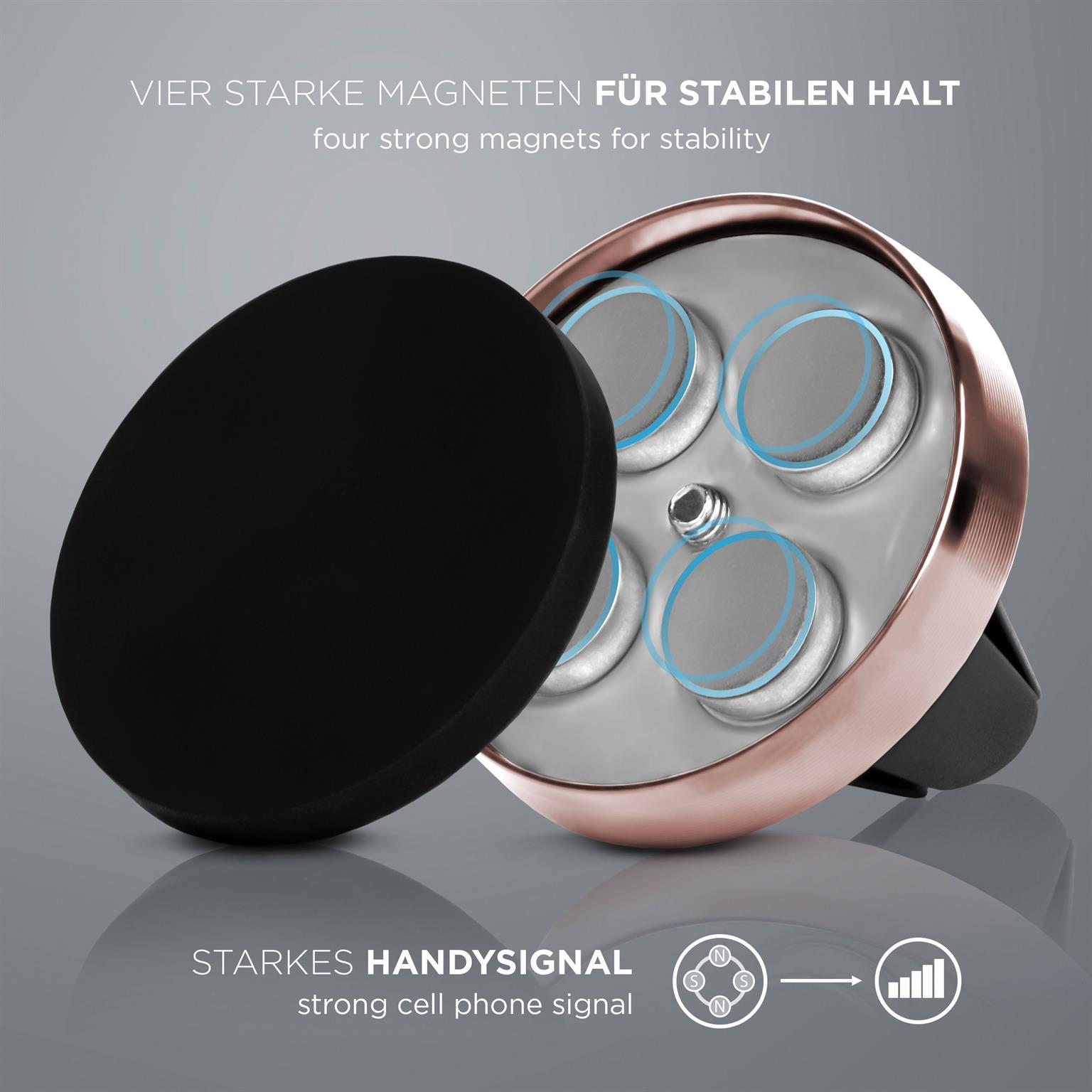 ONEFLOW Auto-Handyhalterung Magnet für Lüftung klein – Plug Grip – Weiteres Produktbild 3 ONEFLOW Auto-Handyhalterung Magnet für Lüftung klein – Plug Grip – Weiteres Produktbild 3