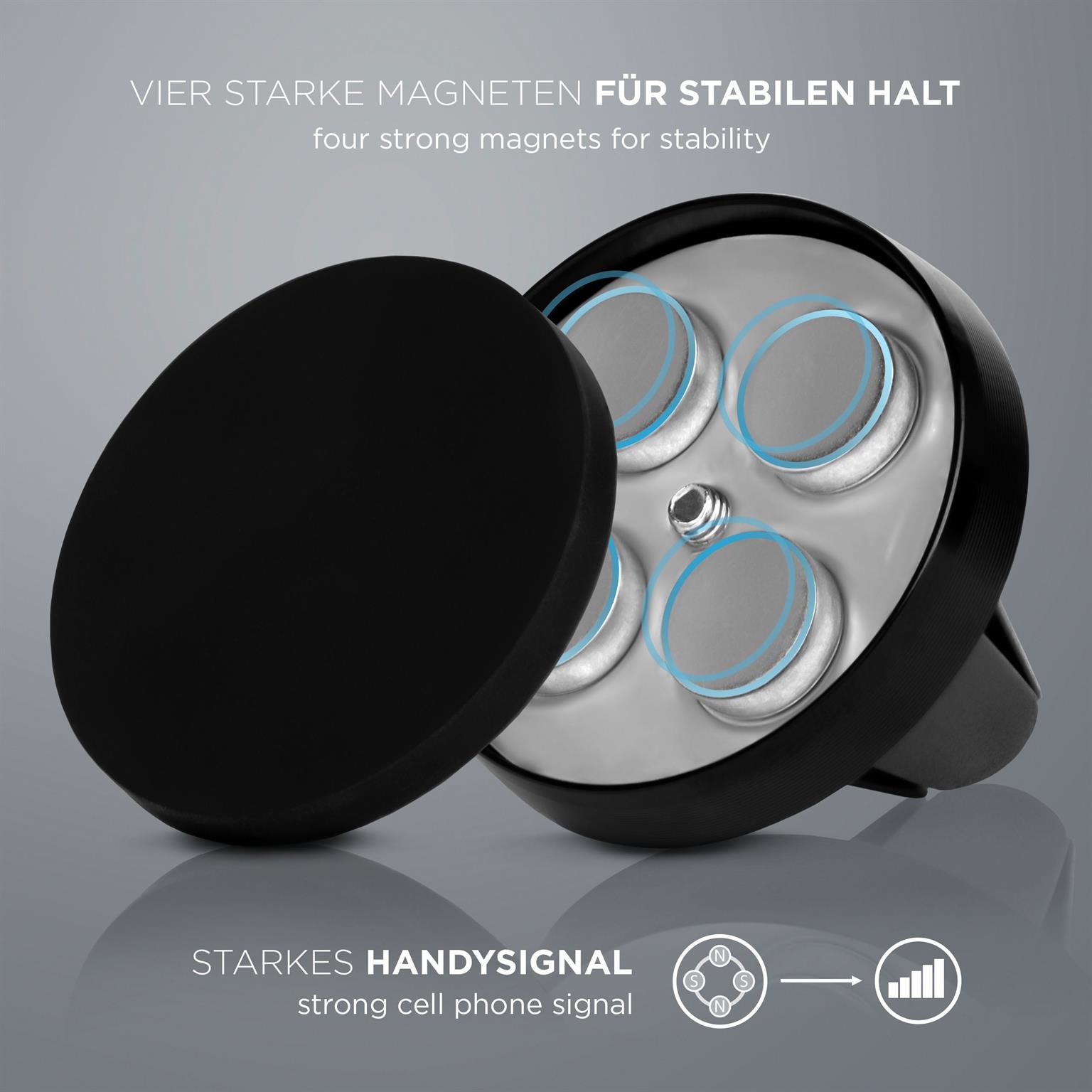ONEFLOW Auto-Handyhalterung Magnet für Lüftung klein – Plug Grip – Weiteres Produktbild 2