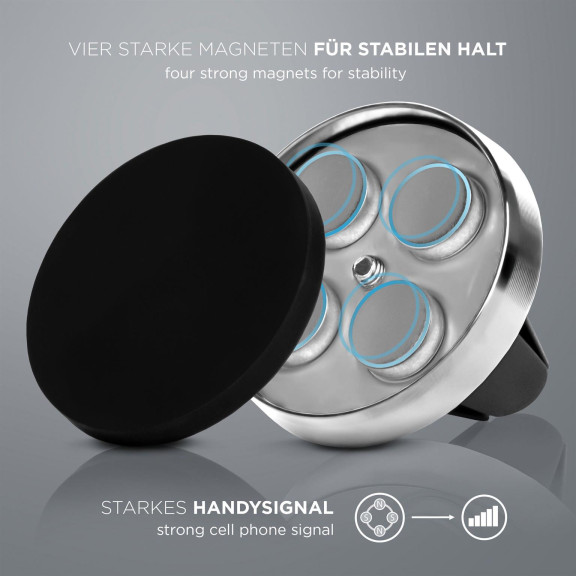 ONEFLOW Auto-Handyhalterung Magnet für Lüftung klein – Plug Grip – Weiteres Produktbild 3
