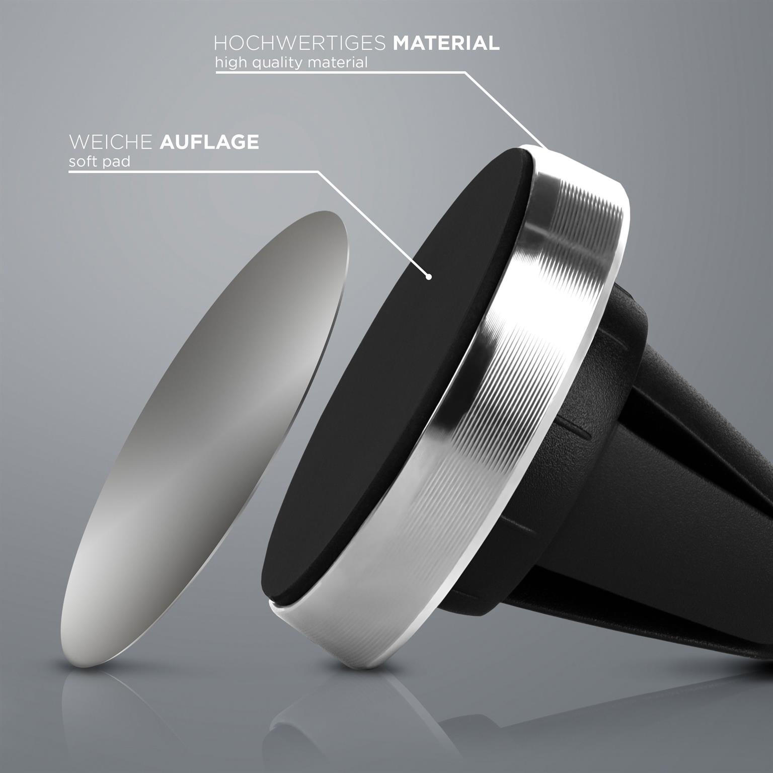 ONEFLOW Auto-Handyhalterung Magnet für Lüftung klein – Plug Grip – Weiteres Produktbild 5 ONEFLOW Auto-Handyhalterung Magnet für Lüftung klein – Plug Grip – Weiteres Produktbild 5