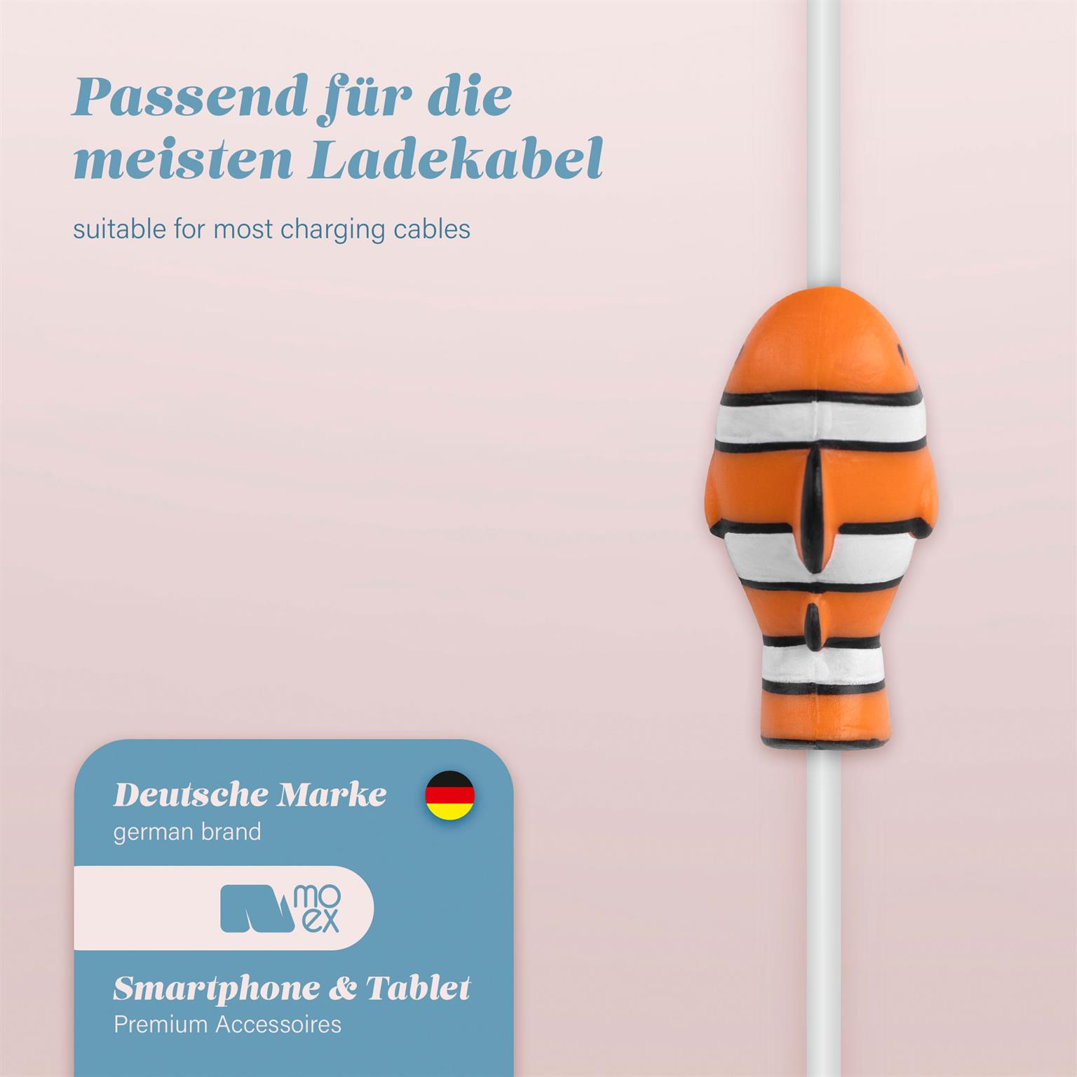 moex Kabelschutz für USB Ladekabel, niedliche bunte Tiere – PowerPets – Weiteres Produktbild 3 moex Kabelschutz für USB Ladekabel, niedliche bunte Tiere – PowerPets – Weiteres Produktbild 3