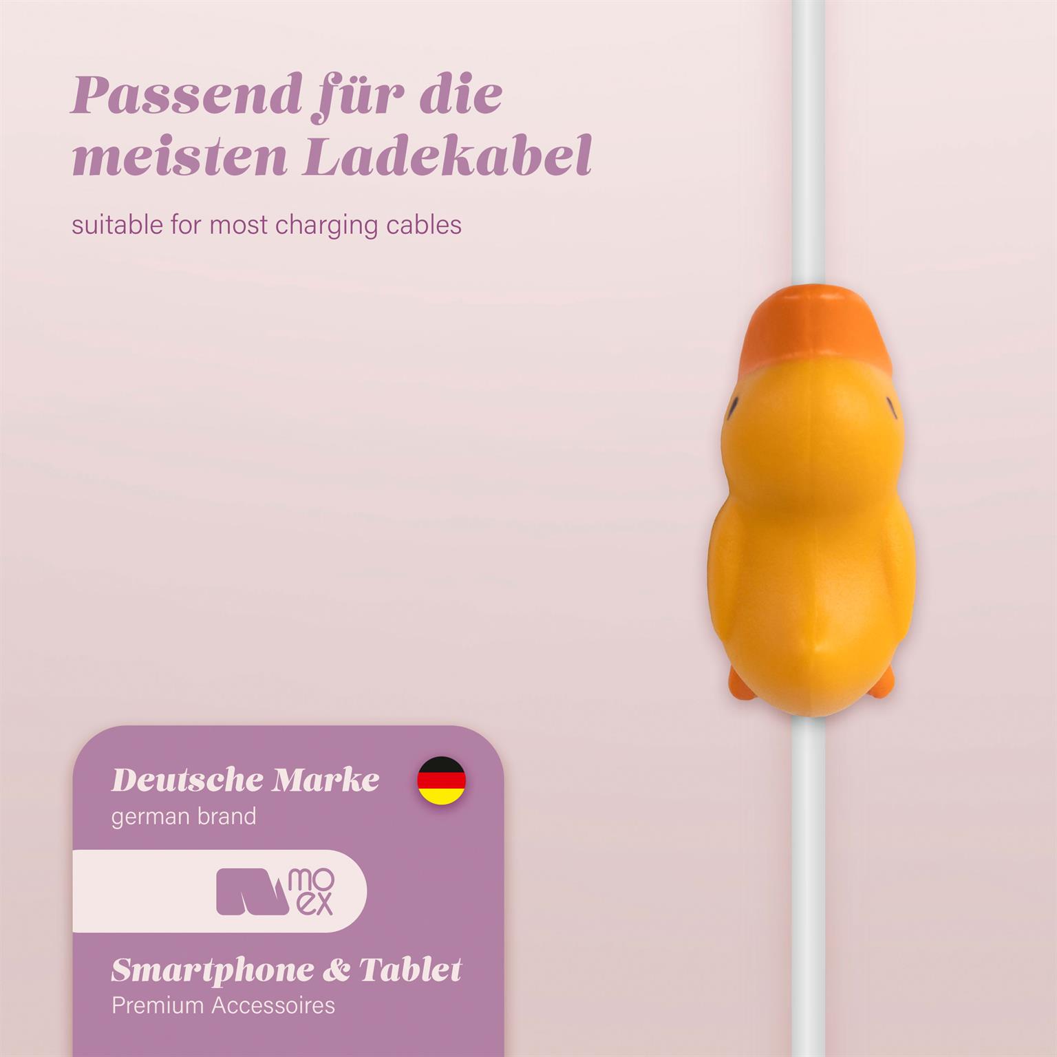 moex Kabelschutz für USB Ladekabel, niedliche bunte Tiere – PowerPets – Weiteres Produktbild 3 moex Kabelschutz für USB Ladekabel, niedliche bunte Tiere – PowerPets – Weiteres Produktbild 3