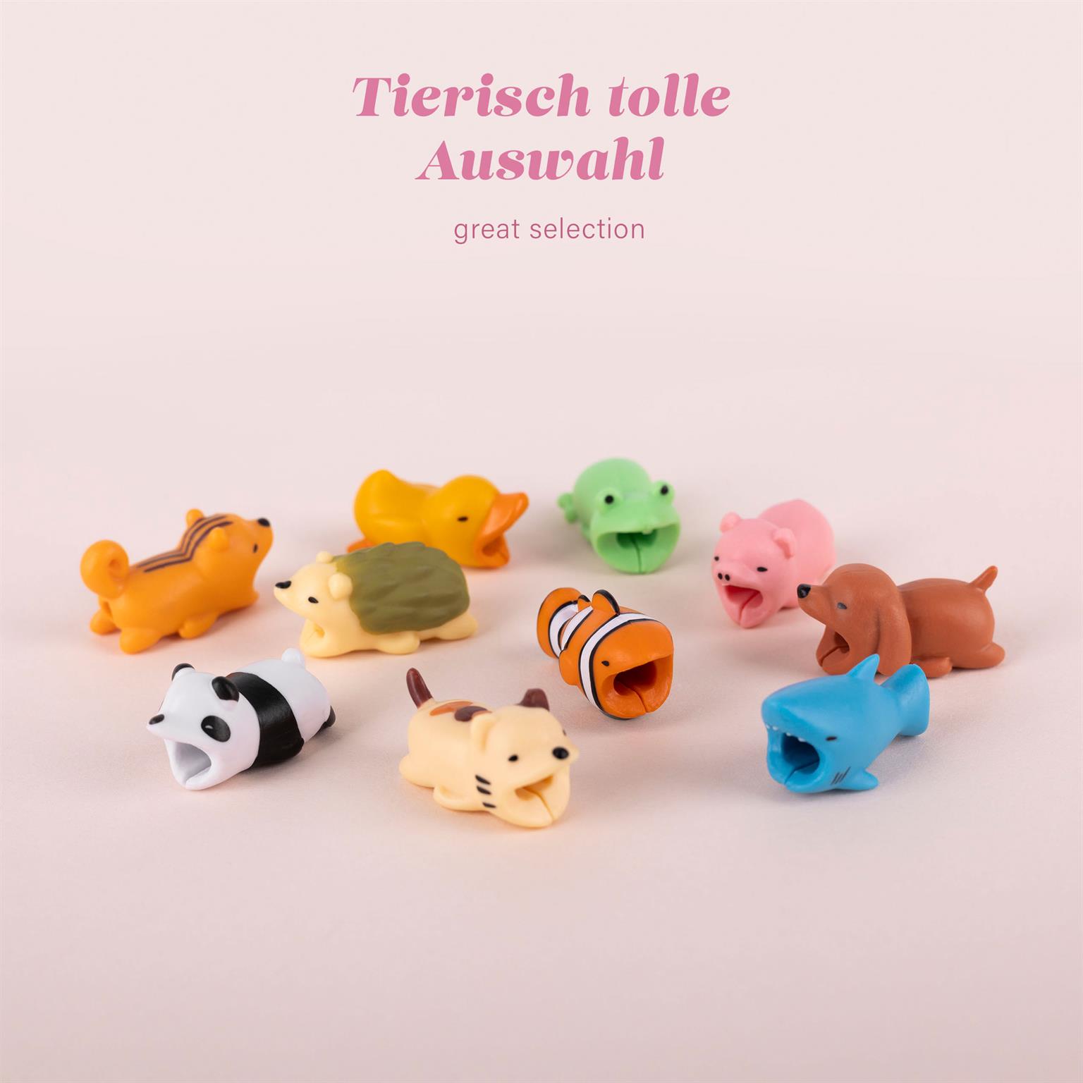 moex Kabelschutz für USB Ladekabel, niedliche bunte Tiere – PowerPets – Weiteres Produktbild 5 moex Kabelschutz für USB Ladekabel, niedliche bunte Tiere – PowerPets – Weiteres Produktbild 5