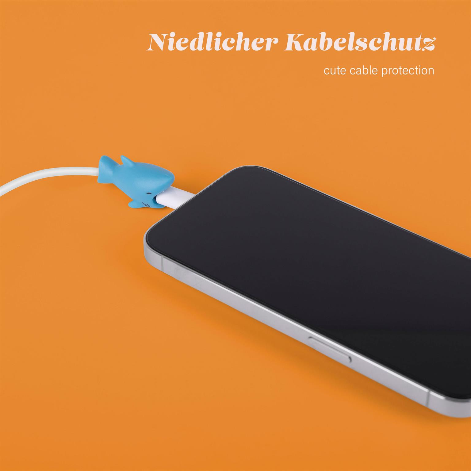 moex Kabelschutz für USB Ladekabel, niedliche bunte Tiere – PowerPets – Weiteres Produktbild 2 moex Kabelschutz für USB Ladekabel, niedliche bunte Tiere – PowerPets – Weiteres Produktbild 2
