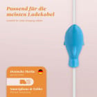 moex Kabelschutz für USB Ladekabel, niedliche bunte Tiere – PowerPets – Weiteres Produktbild 3