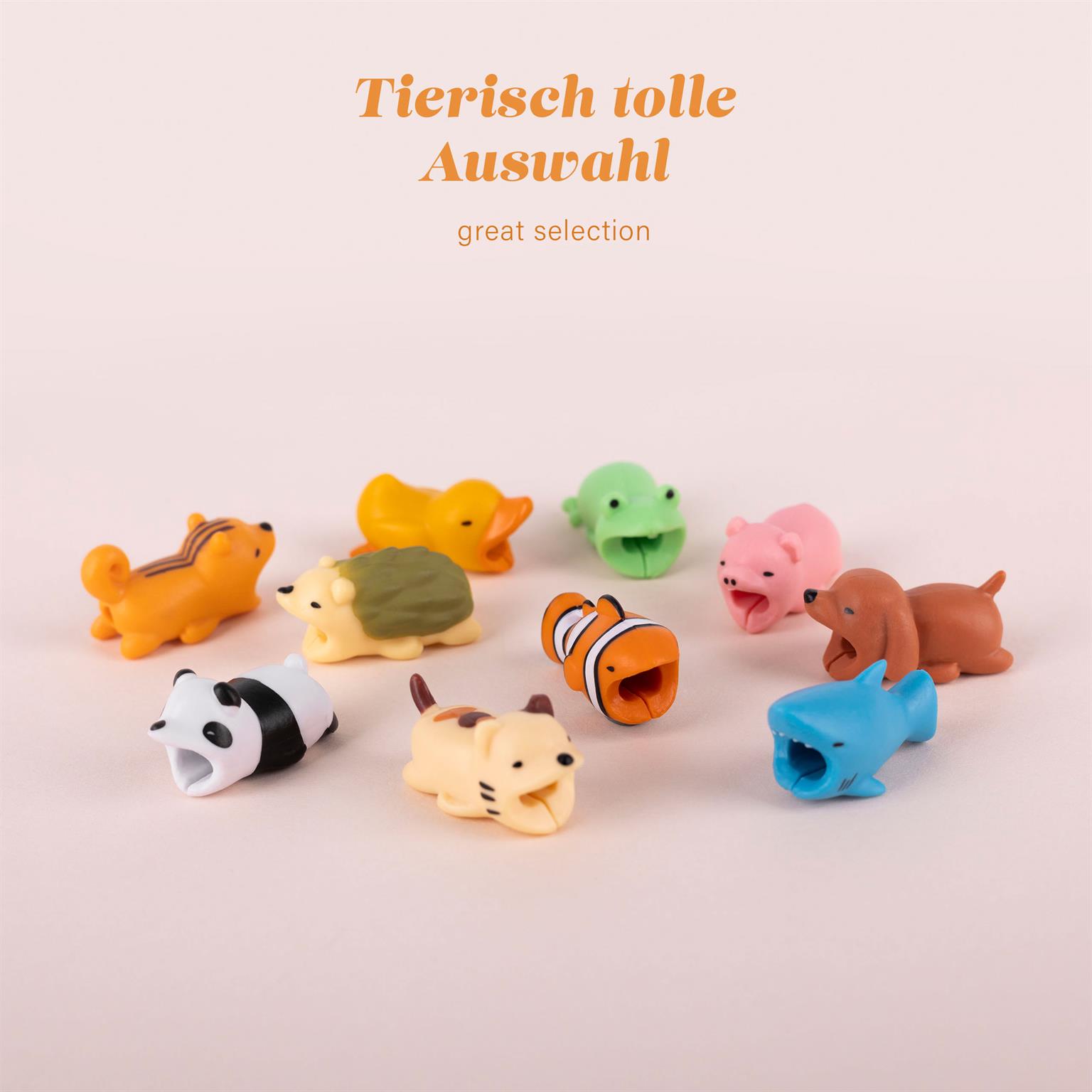 moex Kabelschutz für USB Ladekabel, niedliche bunte Tiere – PowerPets – Weiteres Produktbild 5 moex Kabelschutz für USB Ladekabel, niedliche bunte Tiere – PowerPets – Weiteres Produktbild 5