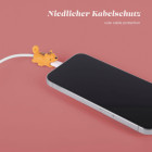 moex Kabelschutz für USB Ladekabel, niedliche bunte Tiere – PowerPets – Weiteres Produktbild 2