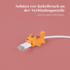moex Kabelschutz für USB Ladekabel, niedliche bunte Tiere – PowerPets – Weiteres Produktbild 4