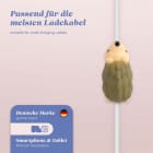 moex Kabelschutz für USB Ladekabel, niedliche bunte Tiere – PowerPets – Weiteres Produktbild 3