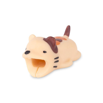 moex Kabelschutz für USB Ladekabel, niedliche bunte Tiere – PowerPets – Kitty (Katze)