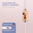 moex Kabelschutz für USB Ladekabel, niedliche bunte Tiere – PowerPets – Weiteres Produktbild 3