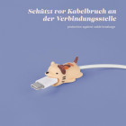 moex Kabelschutz für USB Ladekabel, niedliche bunte Tiere – PowerPets – Weiteres Produktbild 4