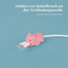 moex Kabelschutz für USB Ladekabel, niedliche bunte Tiere – PowerPets – Weiteres Produktbild 4