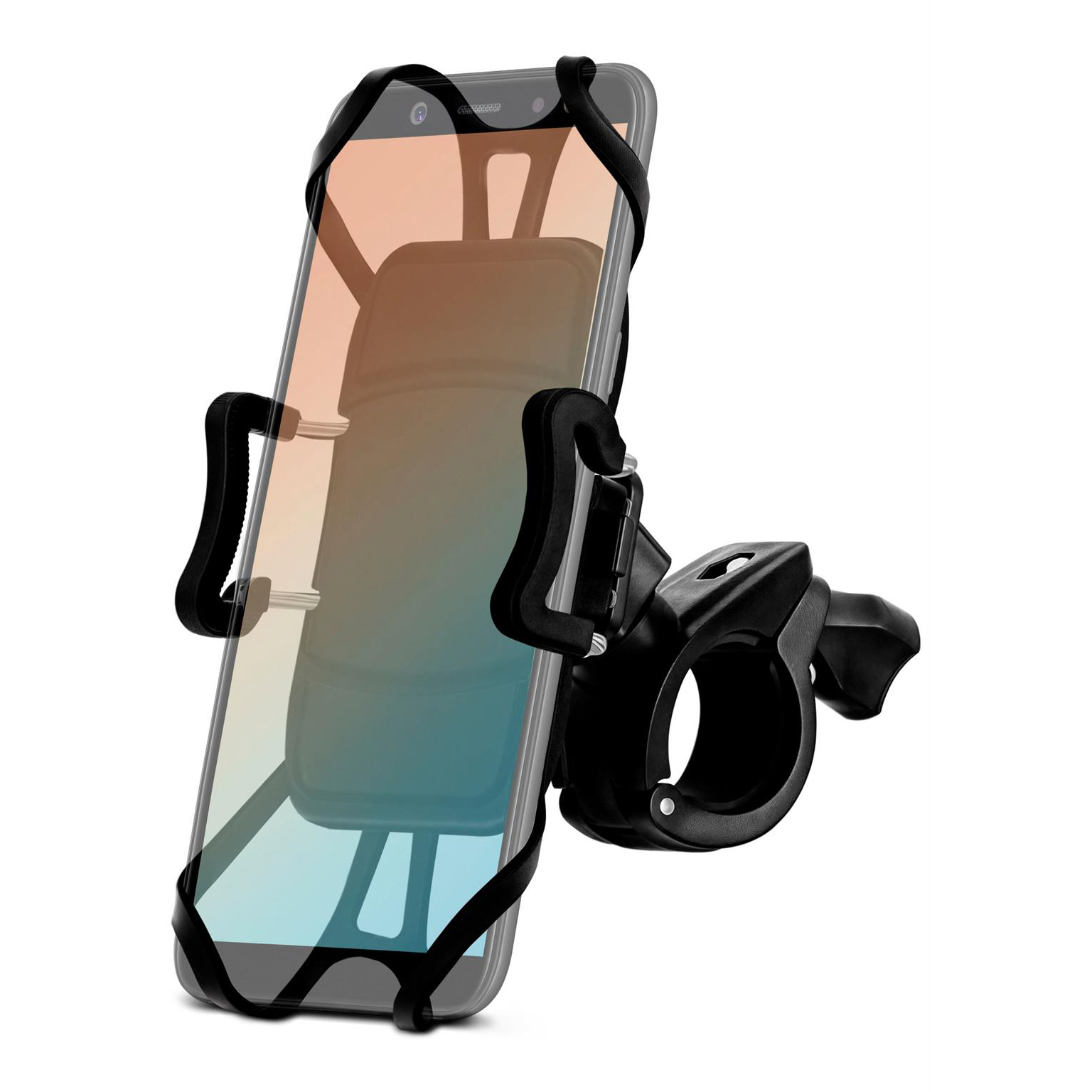 ONEFLOW Fahrrad-Handyhalterung mit Schnellverriegelung – RockSup QR – undefined