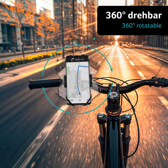 ONEFLOW Fahrrad-Handyhalterung mit Schnellverriegelung – RockSup QR – Weiteres Produktbild 2